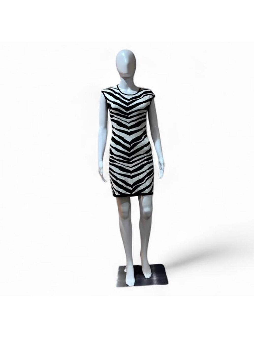 Black & white zebra print mini dress #zebraprint #animalprint #express